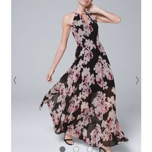 WHBM floral maxi dress size 6